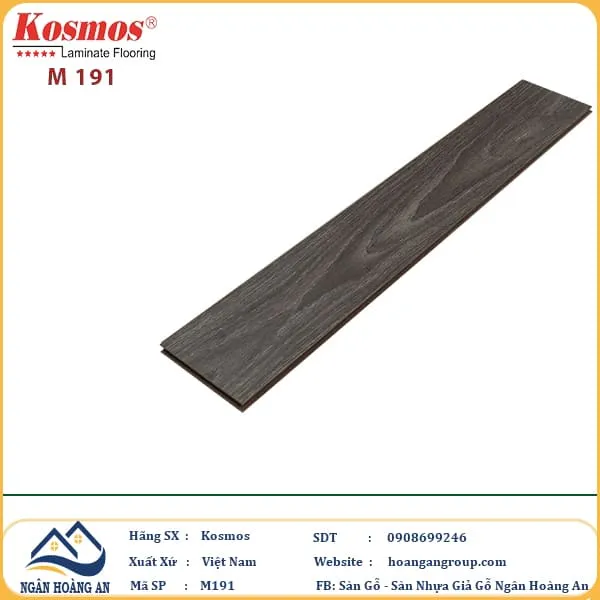 Sàn Gỗ Công Nghiệp KosMos Dày 8mm M191